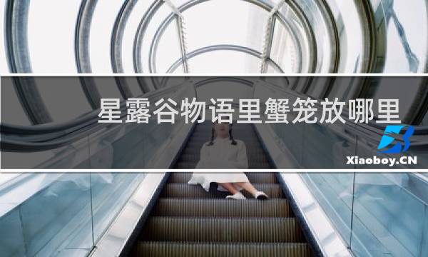 星露谷物语里蟹笼放哪里