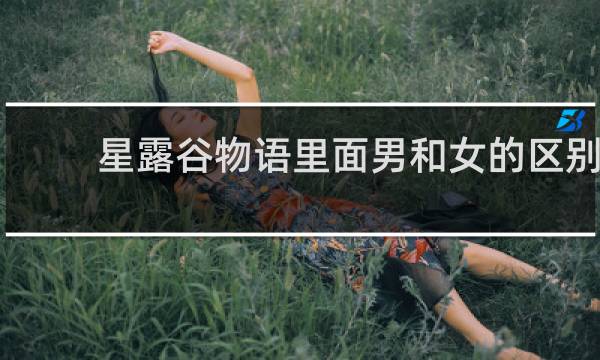 星露谷物语里面男和女的区别