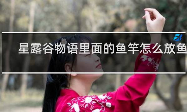 星露谷物语里面的鱼竿怎么放鱼饵