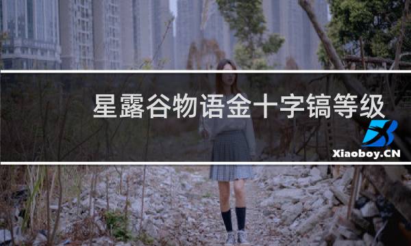 星露谷物语金十字镐等级