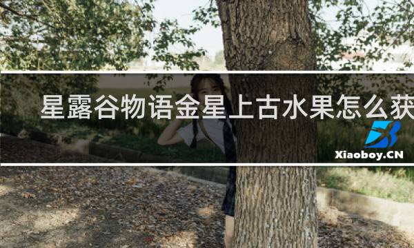 星露谷物语金星上古水果怎么获得