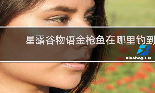星露谷物语金枪鱼在哪里钓到