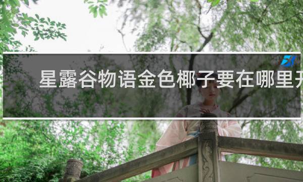 星露谷物语金色椰子要在哪里开