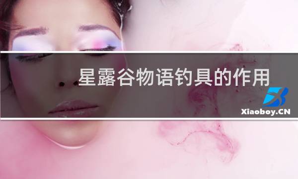 星露谷物语钓具的作用