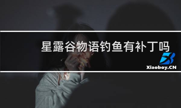 星露谷物语钓鱼有补丁吗