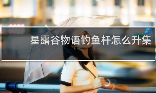 星露谷物语钓鱼杆怎么升集