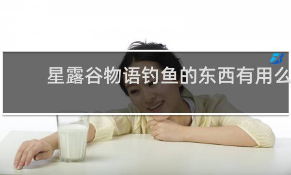 星露谷物语钓鱼的东西有用么