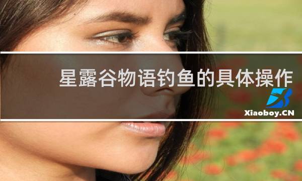 星露谷物语钓鱼的具体操作