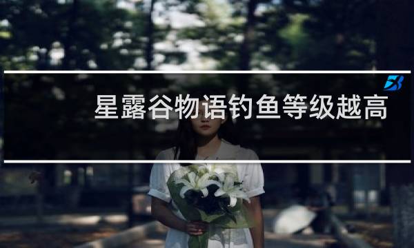 星露谷物语钓鱼等级越高