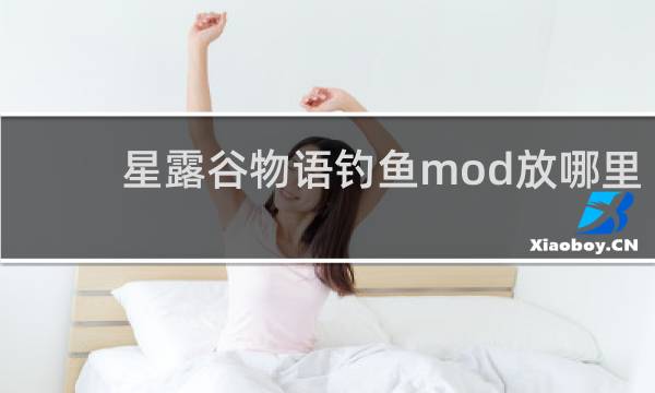 星露谷物语钓鱼mod放哪里