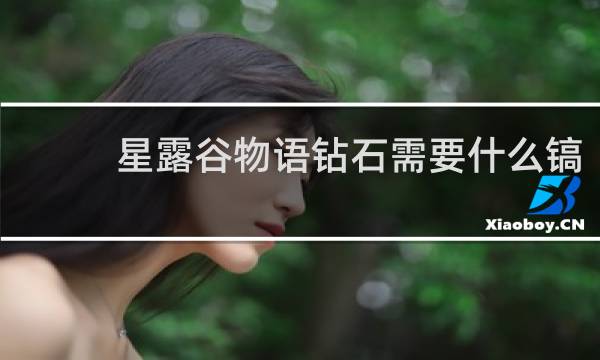 星露谷物语钻石需要什么镐