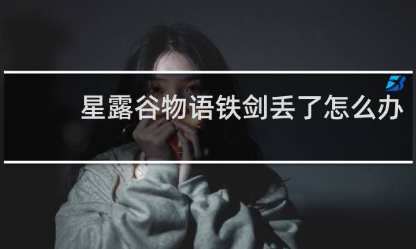 星露谷物语铁剑丢了怎么办