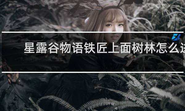 星露谷物语铁匠上面树林怎么进
