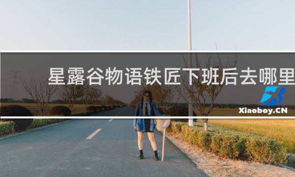 星露谷物语铁匠下班后去哪里