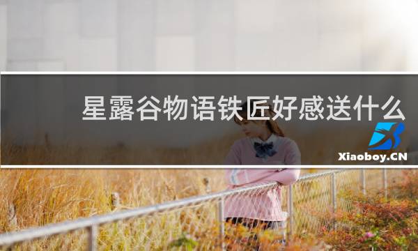 星露谷物语铁匠好感送什么
