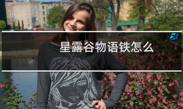 星露谷物语铁怎么
