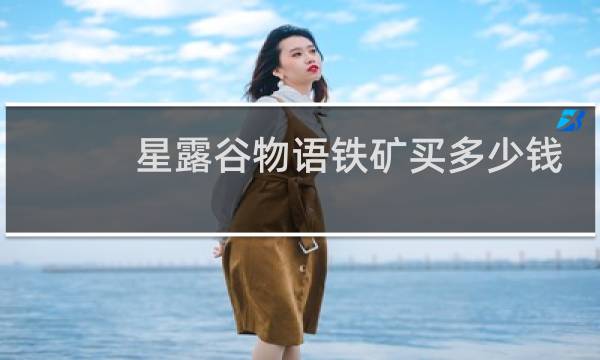 星露谷物语铁矿买多少钱