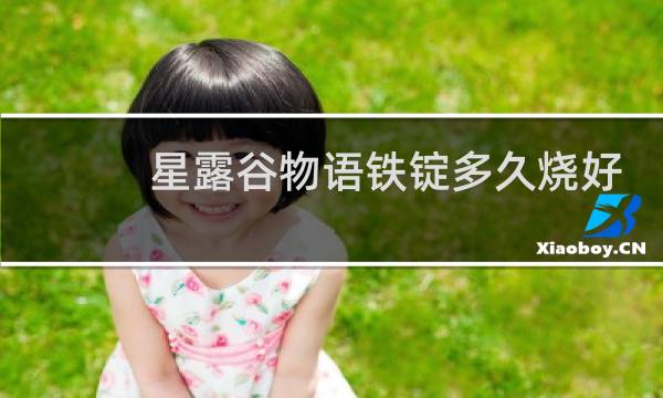 星露谷物语铁锭多久烧好