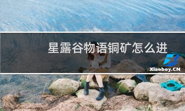 星露谷物语铜矿怎么进