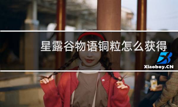 星露谷物语铜粒怎么获得
