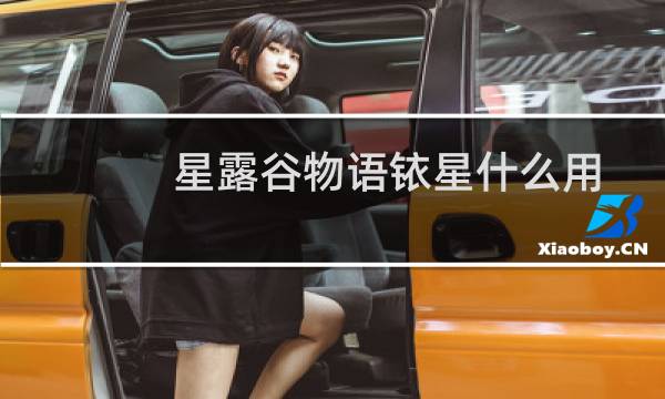 星露谷物语铱星什么用