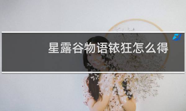 星露谷物语铱狂怎么得