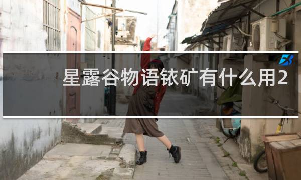 星露谷物语铱矿有什么用2