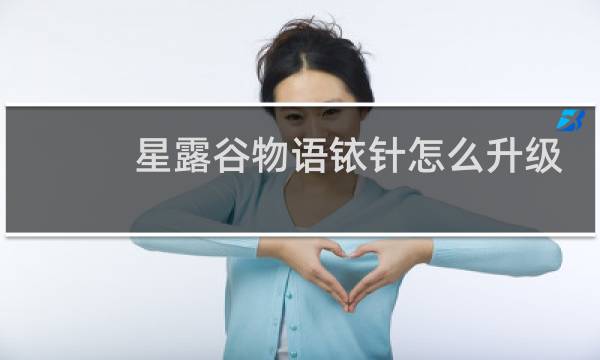 星露谷物语铱针怎么升级