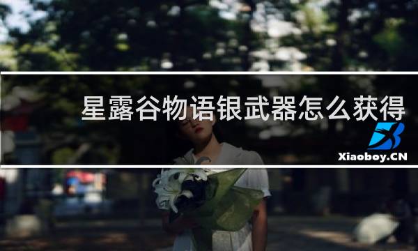 星露谷物语银武器怎么获得
