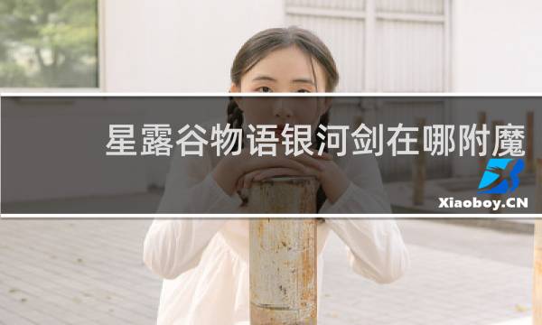 星露谷物语银河剑在哪附魔