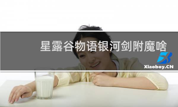 星露谷物语银河剑附魔啥