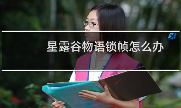 星露谷物语锁帧怎么办