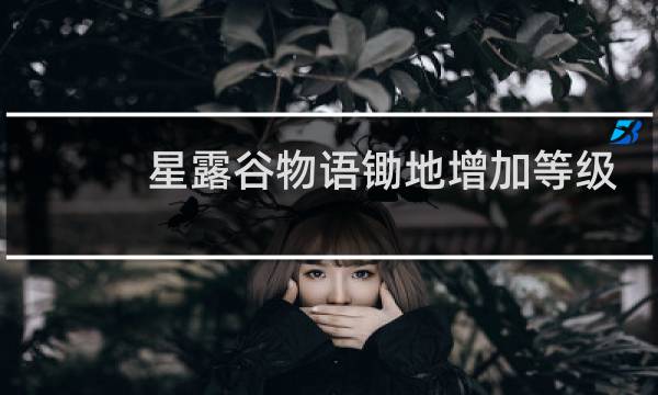 星露谷物语锄地增加等级