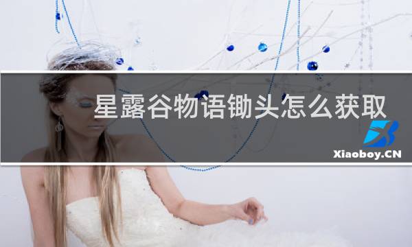 星露谷物语锄头怎么获取