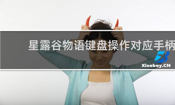 星露谷物语键盘操作对应手柄