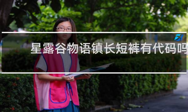 星露谷物语镇长短裤有代码吗
