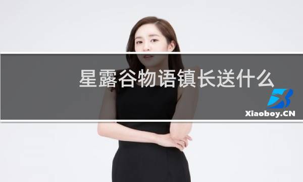 星露谷物语镇长送什么