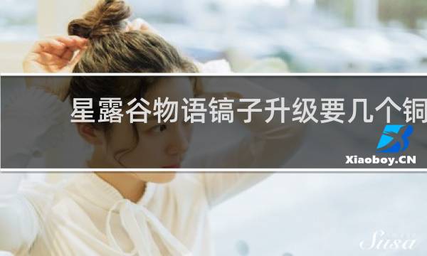 星露谷物语镐子升级要几个铜