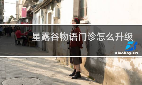 星露谷物语门诊怎么升级