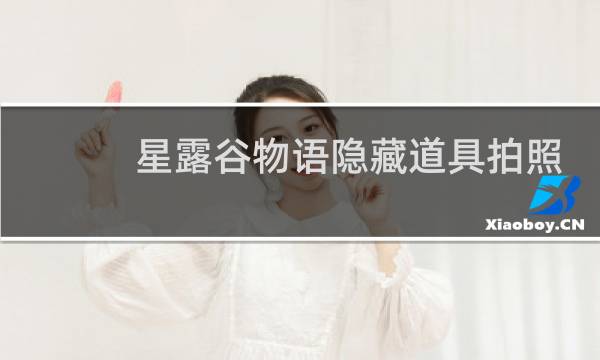 星露谷物语隐藏道具拍照