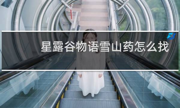 星露谷物语雪山药怎么找