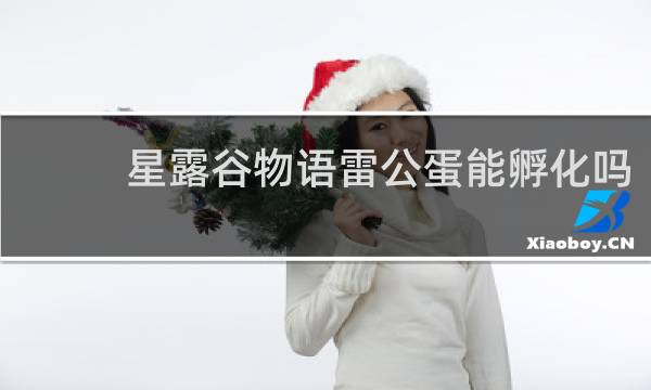 星露谷物语雷公蛋能孵化吗