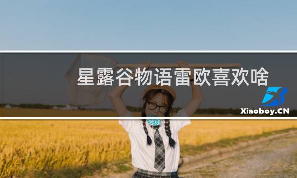 星露谷物语雷欧喜欢啥