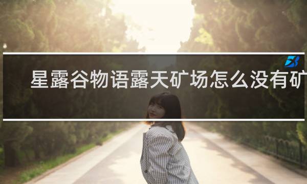 星露谷物语露天矿场怎么没有矿洞