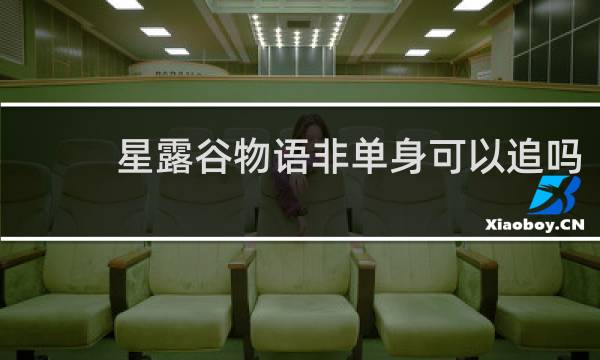 星露谷物语非单身可以追吗