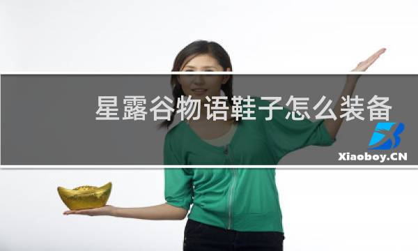 星露谷物语鞋子怎么装备