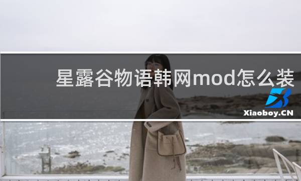 星露谷物语韩网mod怎么装