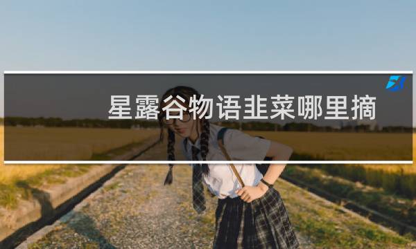 星露谷物语韭菜哪里摘