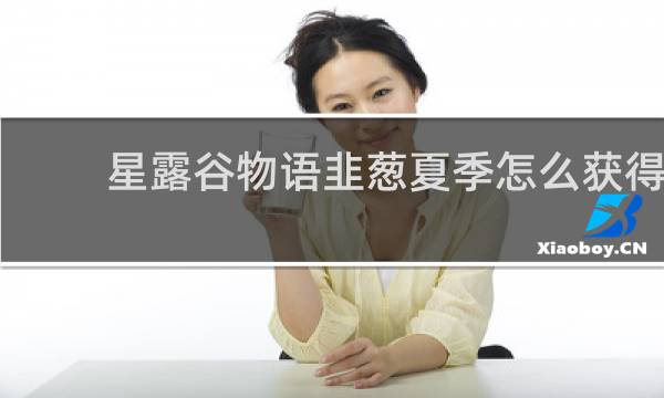 星露谷物语韭葱夏季怎么获得