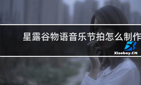 星露谷物语音乐节拍怎么制作